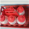 Image 2 : Vintage Coca Cola drink trays includes 5 original water bottles