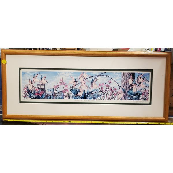 Print "Along the Way to Town" 106/495 Alberta Wheat Pool elevators