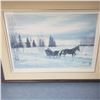 Image 2 : framed print 4/275 "Sunday Tradition" Hubert J Theroux -Includes COA . minor wear