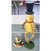 Image 1 : Christmas Decorations Mr. Peanut Style. globe does not (over wound)