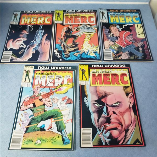 Merc Comic lot