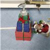 Image 2 : Christmas Decoration includes Sanitizer/soap Bottle and metal puppy for hanging that Extra stocking