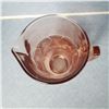 Image 2 : Large pink water pitcher (maybe depression glass but feel brand new)