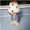 Image 4 : NOS Porcelain Christmas Snowman tea lamp tea light