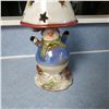 Image 5 : NOS Porcelain Christmas Snowman tea lamp tea light