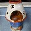 Image 6 : NOS Porcelain Christmas Snowman tea lamp tea light