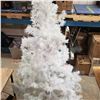 Image 2 : Full size Vtg White Christmas Tree 3 piece collapsible