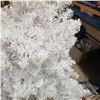 Image 4 : Full size Vtg White Christmas Tree 3 piece collapsible