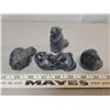 Image 1 : small soapstone carvings Wolf Originals