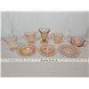 Image 1 : misc pink depression glass