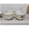 Image 2 : Hand painted Nippon 4 cups & saucers & breakfast plates