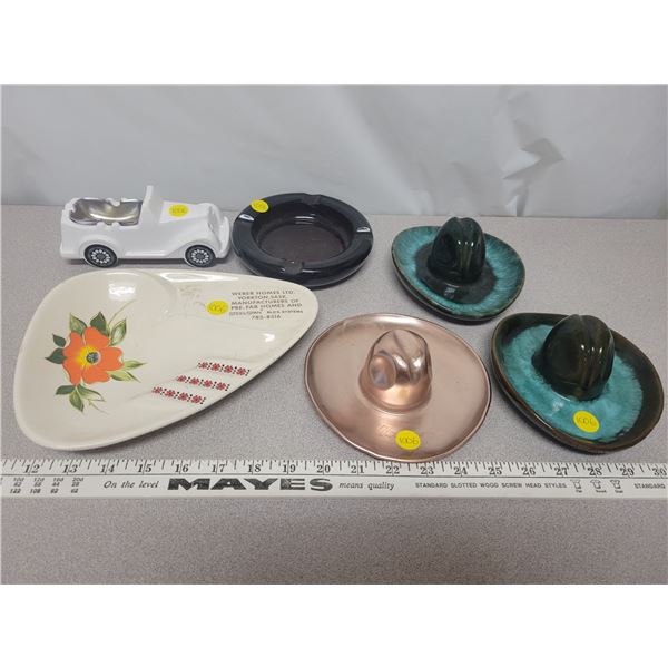 vintage ashtrays-2 cdn pottery