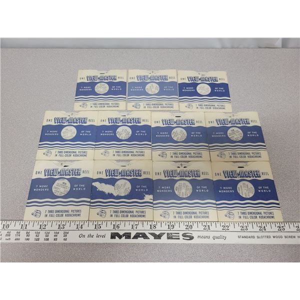 vintage hard to find viewmaster reels-complete coronation set