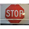Image 1 : Metal stop sign