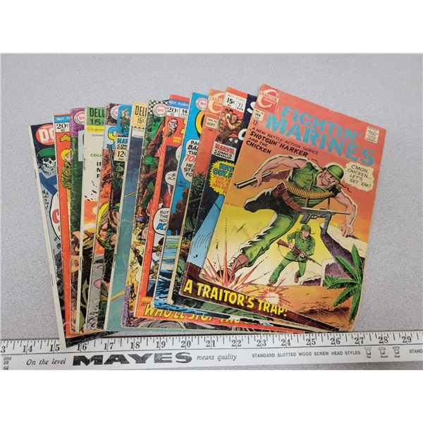 13 vintage war comics