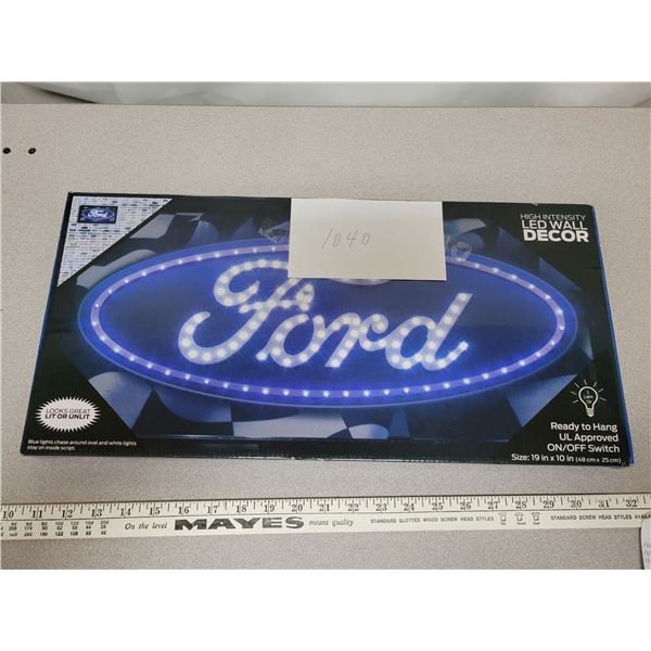 Light up Ford sign