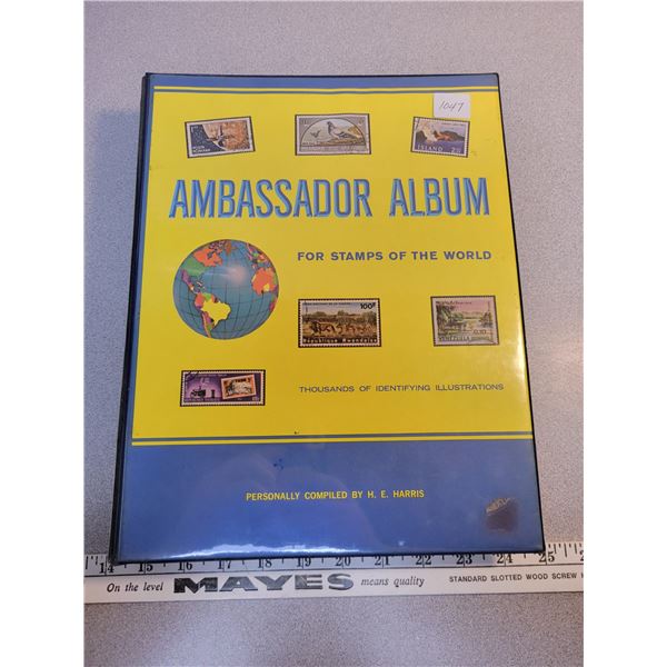 Stamps of the world, almost full of stamps