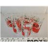 Image 1 : 8 1950's juice glasses