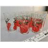 Image 2 : 8 1950's juice glasses