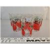 Image 4 : 8 1950's juice glasses