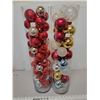 Image 1 : 2 glass jars Christmas balls