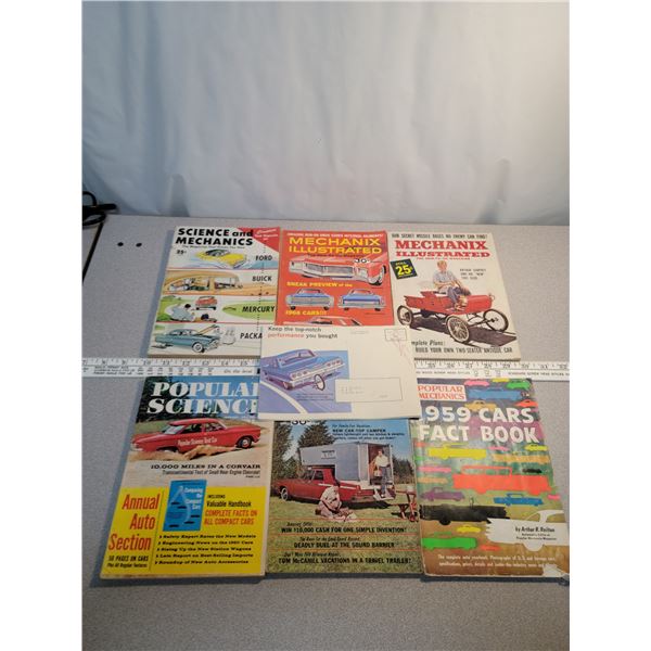 6 Special edition car magazines – 1954-1965 + brochure