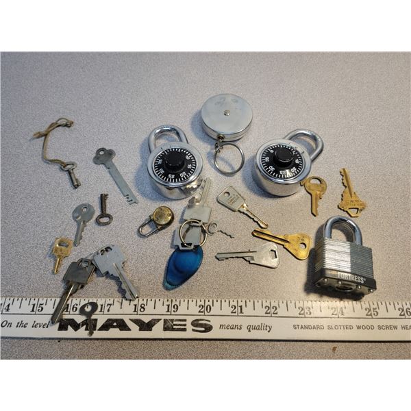 keys and locks + extendable keychain