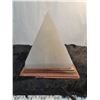 Image 6 : pyramid Himalayan salt lamp, takes different color light bulbs, cleans the air – approx. 5 lbs