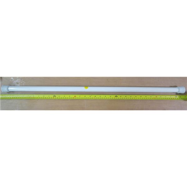 New 35-65" Shower Curtain Rod, White