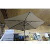 Image 5 : 6' Patio Umbrella, Grey, With Crank, Tilt, 4' Tube Extention And Iron Base (Near New)