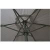 Image 7 : 6' Patio Umbrella, Grey, With Crank, Tilt, 4' Tube Extention And Iron Base (Near New)