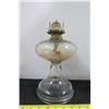 Image 2 : 12" Tall Clear Glass Coal Oil Lanter W/ Wick & Burner