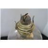 Image 6 : 12" Tall Clear Glass Coal Oil Lanter W/ Wick & Burner
