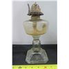 Image 4 : 10" Tall Clear Glass Lantern w/ Wick & Burner