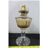 Image 2 : 11" Tall Clear Glass Lantern W / Wick & Buirner