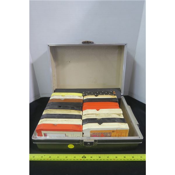 8 Track Case and Tapes, Marty Robbins & Johnny Cash