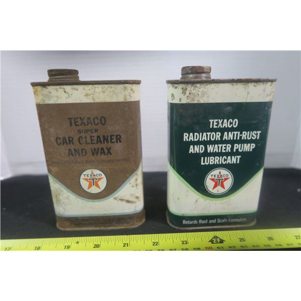Texaco Tin and Water Pump Lubricant Tin