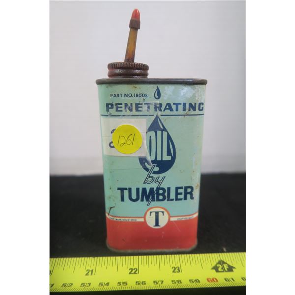 Oil From Tumbler Tin