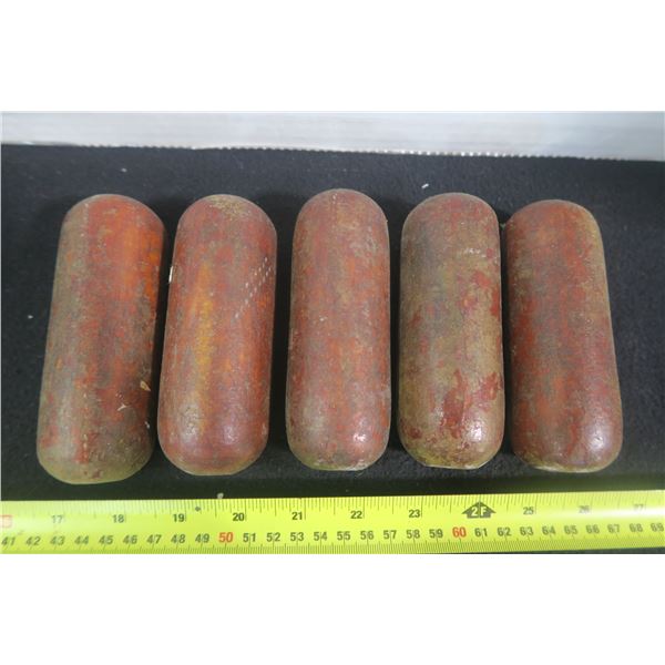 5 Fishing Net Floats (Wooden)