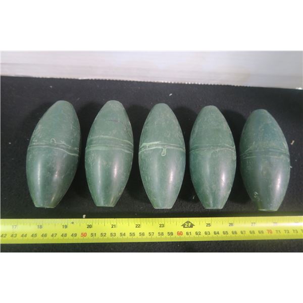 5 Fishing Net Floats (Plastic)