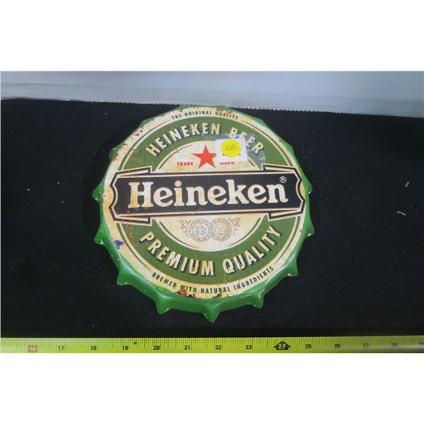 8 1/2" Heineken Bottle Cap