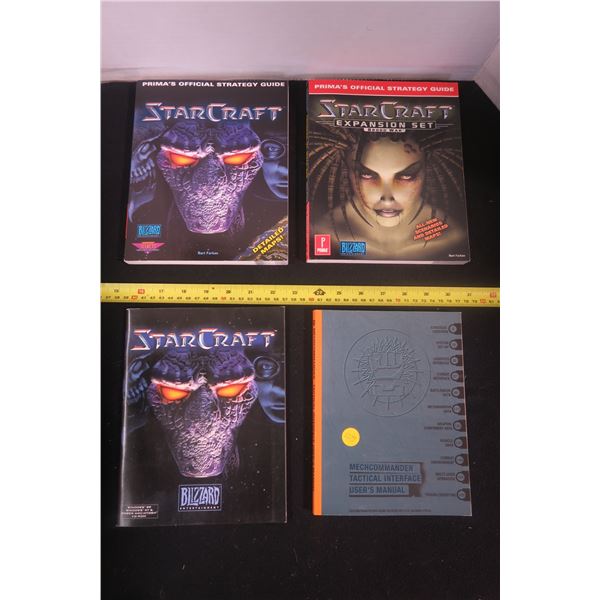 3 Starcraft Booklets & Mech Commander Manual