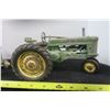 Image 5 : John Deere Cast Metal Tractor/Crawler (Tractor Complete, Crawler Missing Tracks, Broken Mount for Do