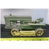 Image 9 : John Deere Cast Metal Tractor/Crawler (Tractor Complete, Crawler Missing Tracks, Broken Mount for Do