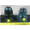 Image 1 : 2 Green Insulators