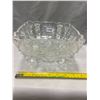 Crystal Footed Square Bowl 8 1/2 X 8 1/2