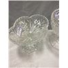 Image 3 : 2 Crystal Pedastal Bowls 7" + 6" Across