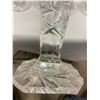 Image 4 : 4 Pair of Crystal Candle Holders 2 1/2, 5 1/2, and 6" Tall