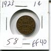 Image 1 : 1 cent Canadian 1923 EF40