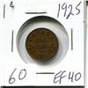 Image 1 : 1 cent Canadian 1925 EF40